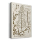 Sepia Botanical Journal V - Canvas Art Print