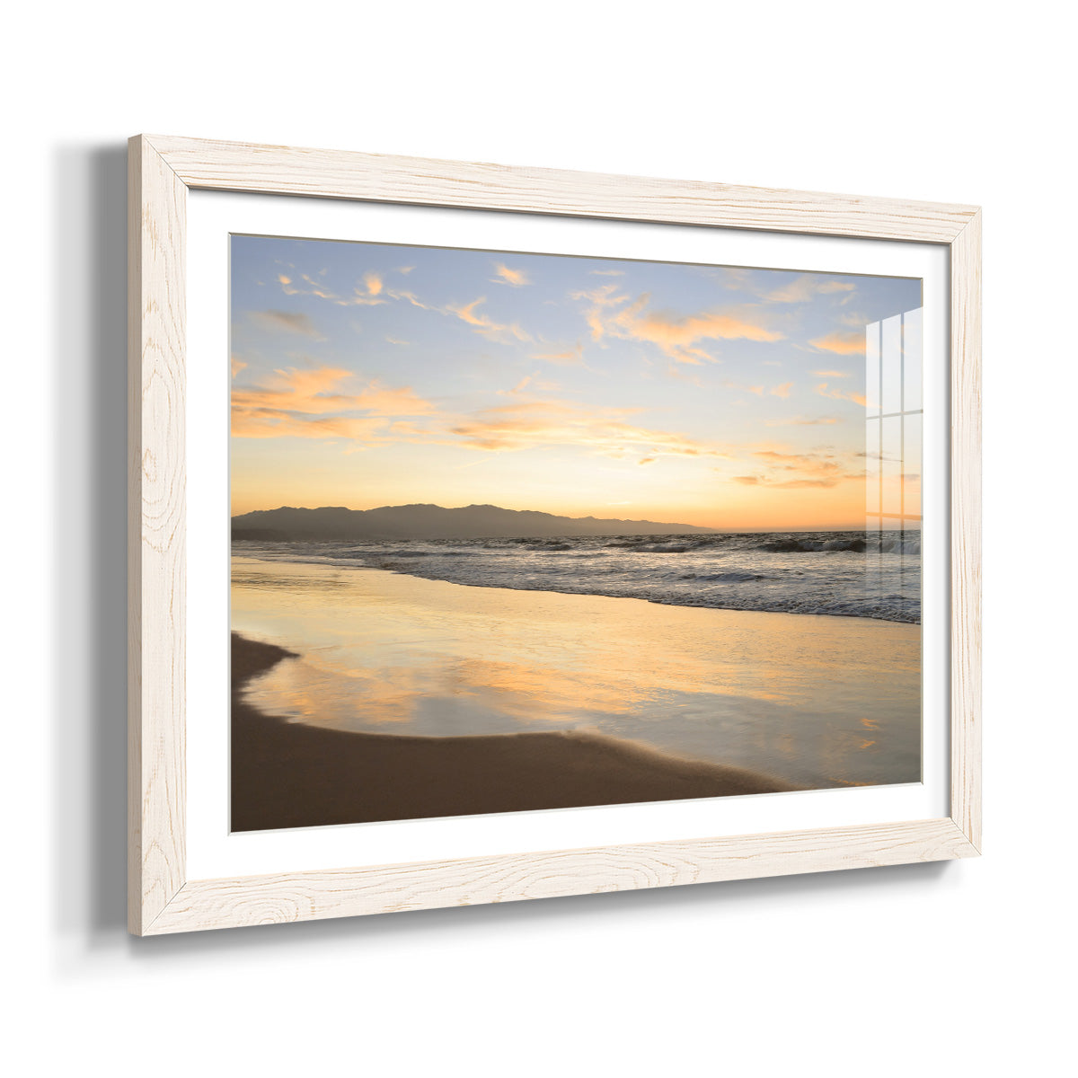 Peaceful Shore - Barnwood Framed Art Print