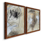 Masked Notes VII - Premium Framed Canvas 2 Piece Set - Ready to Hang