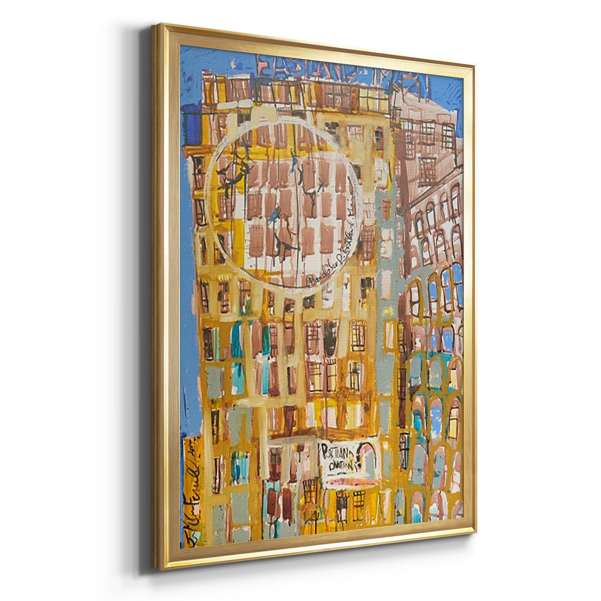 Bandaloo II - Modern Framed Canvas Print