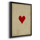 Small Heart - Modern Framed Canvas Print