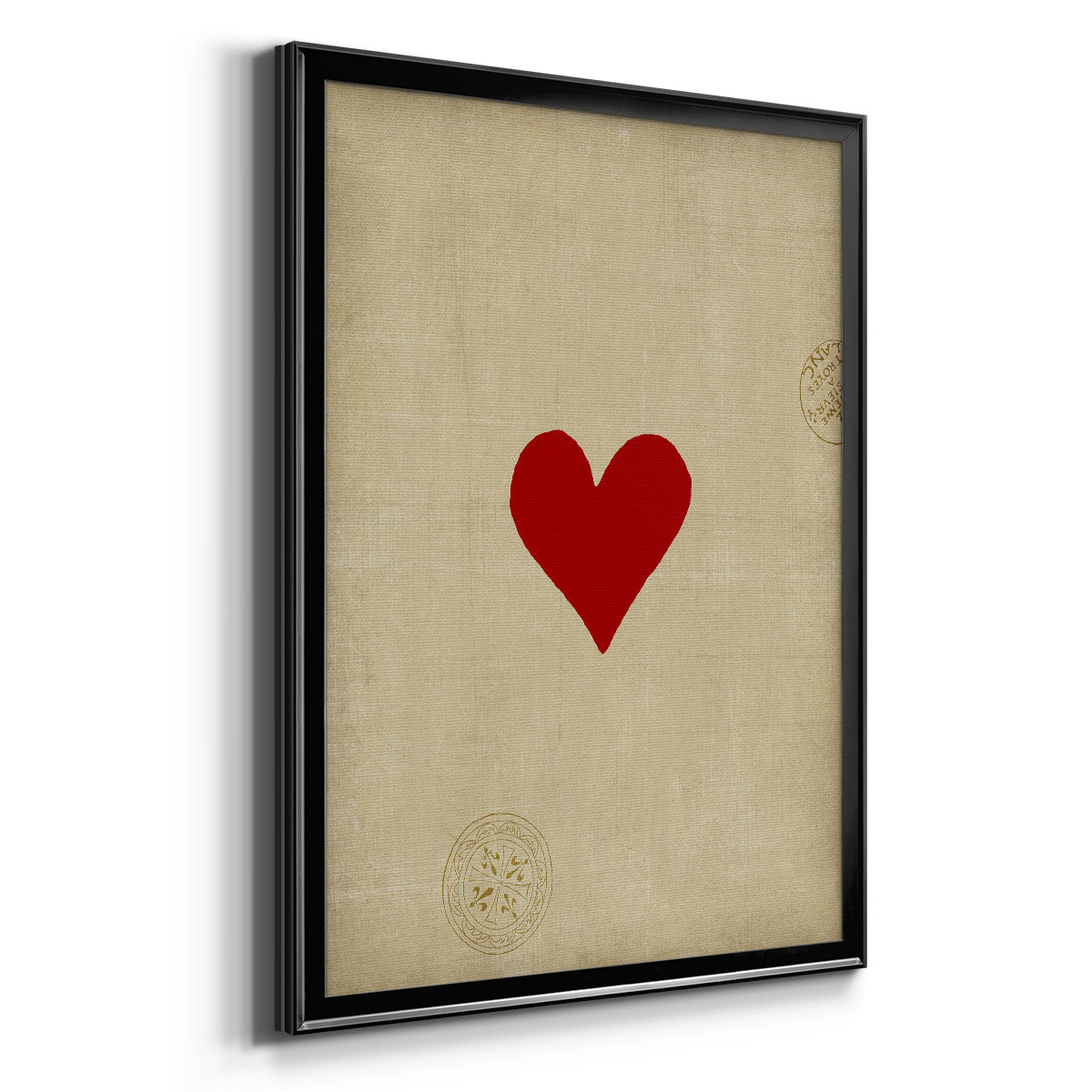 Small Heart - Modern Framed Canvas Print