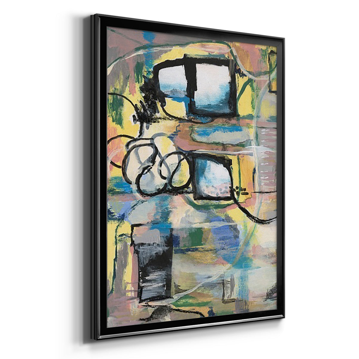 Memory Screen I - Modern Framed Canvas Print