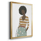 Fashion Vignette II - Modern Framed Canvas Print