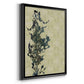 Chinoiserie 2 Tan II - Modern Framed Canvas Print