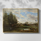 Washerwomen at the Water's Edge, c. 1860-1870 - Floater Framed Canvas Print