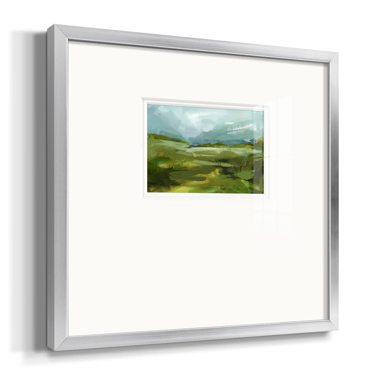 Emerald View II Premium Framed Print Double Matboard