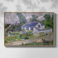 Houses in Auvers, 1890 - Floater Framed Canvas Print