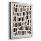 Chalk and Flint II - Modern Framed Canvas Print