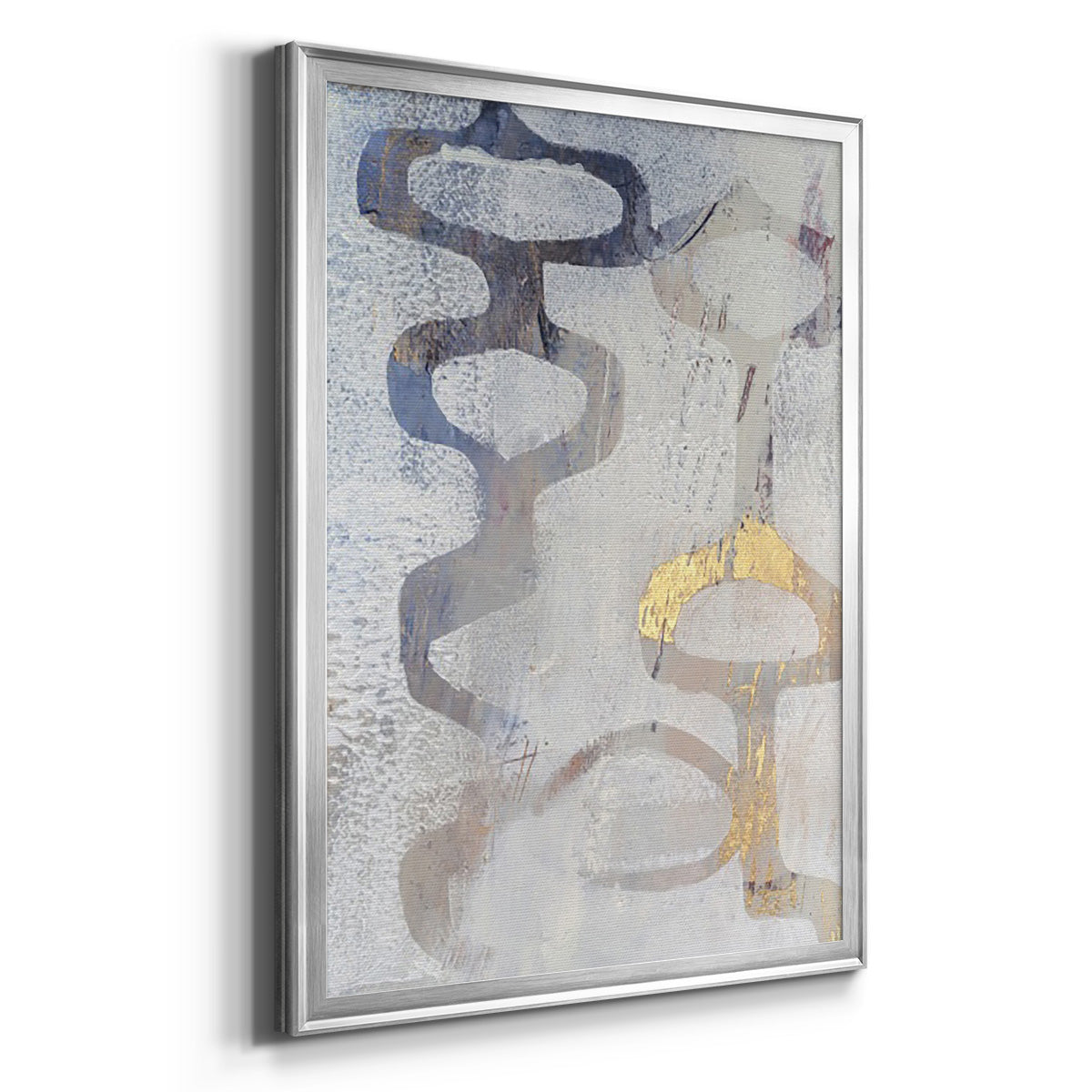 Linx I - Modern Framed Canvas Print