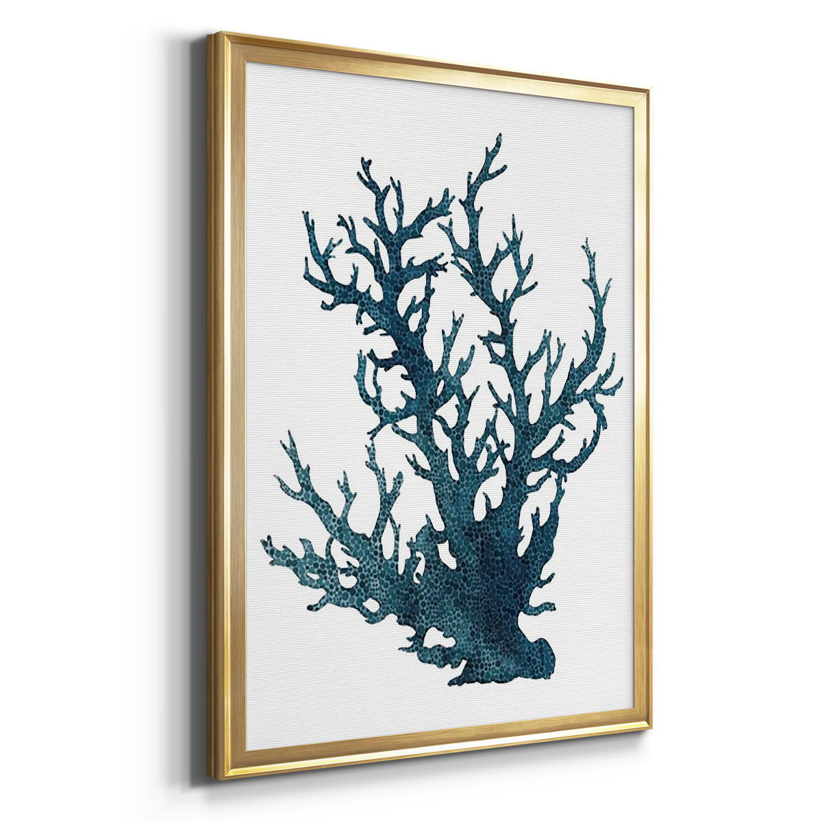 Coral Souvenirs IV - Modern Framed Canvas Print