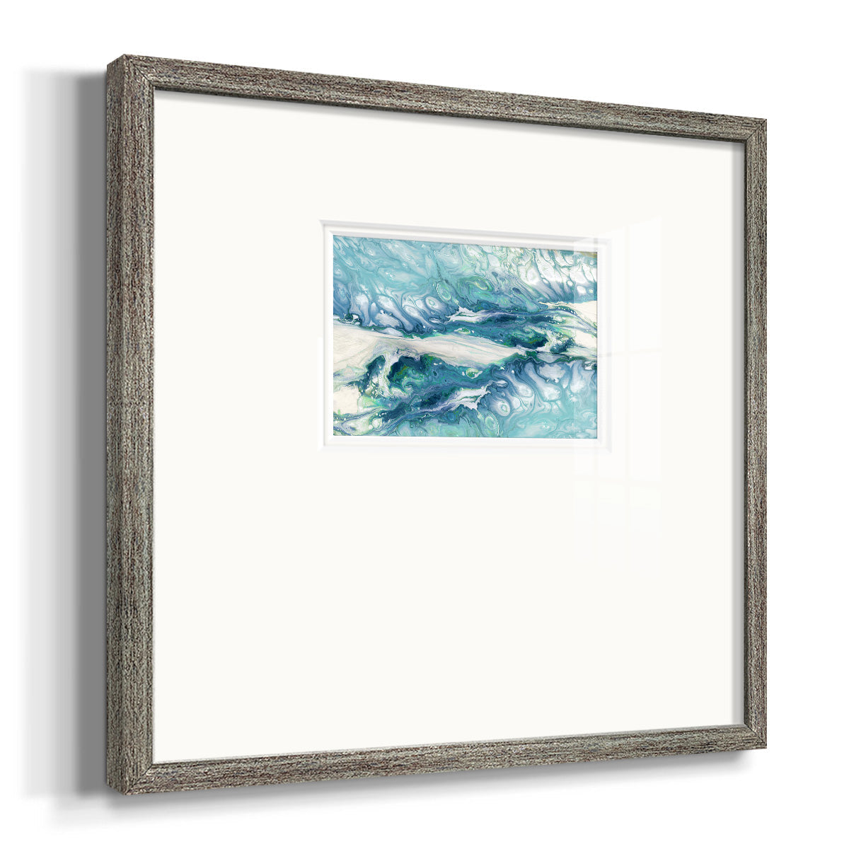 Marble Montage Premium Framed Print Double Matboard