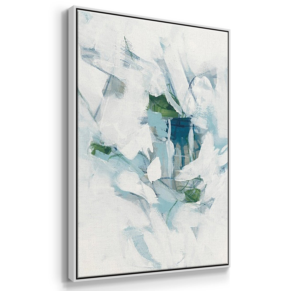 Ice Cavern I - Floater Framed Canvas Set