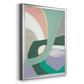 Merge Left - Modern Framed Canvas Print