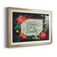 Bright Christmas Night  II - Modern Framed Art Print