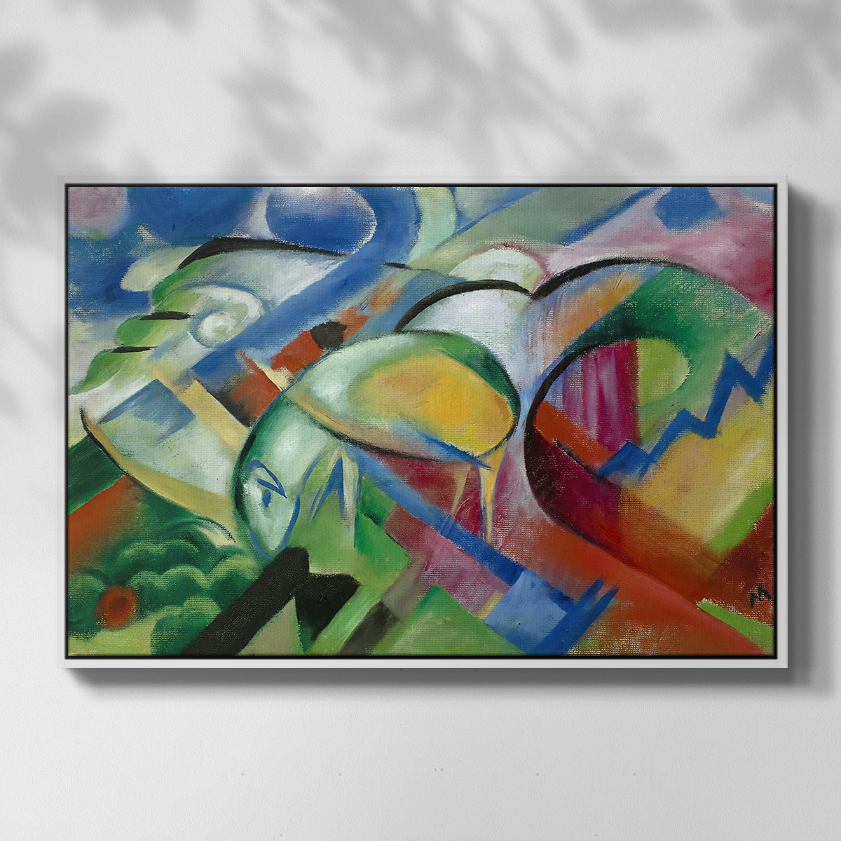 The Sheep, c. 1913-1914 - Floater Framed Canvas Print