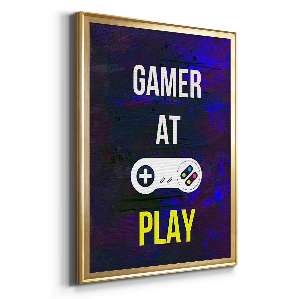 Gamer at Play VI - Modern Framed Canvas Print