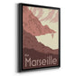 French Coast I - Modern Framed Canvas Print