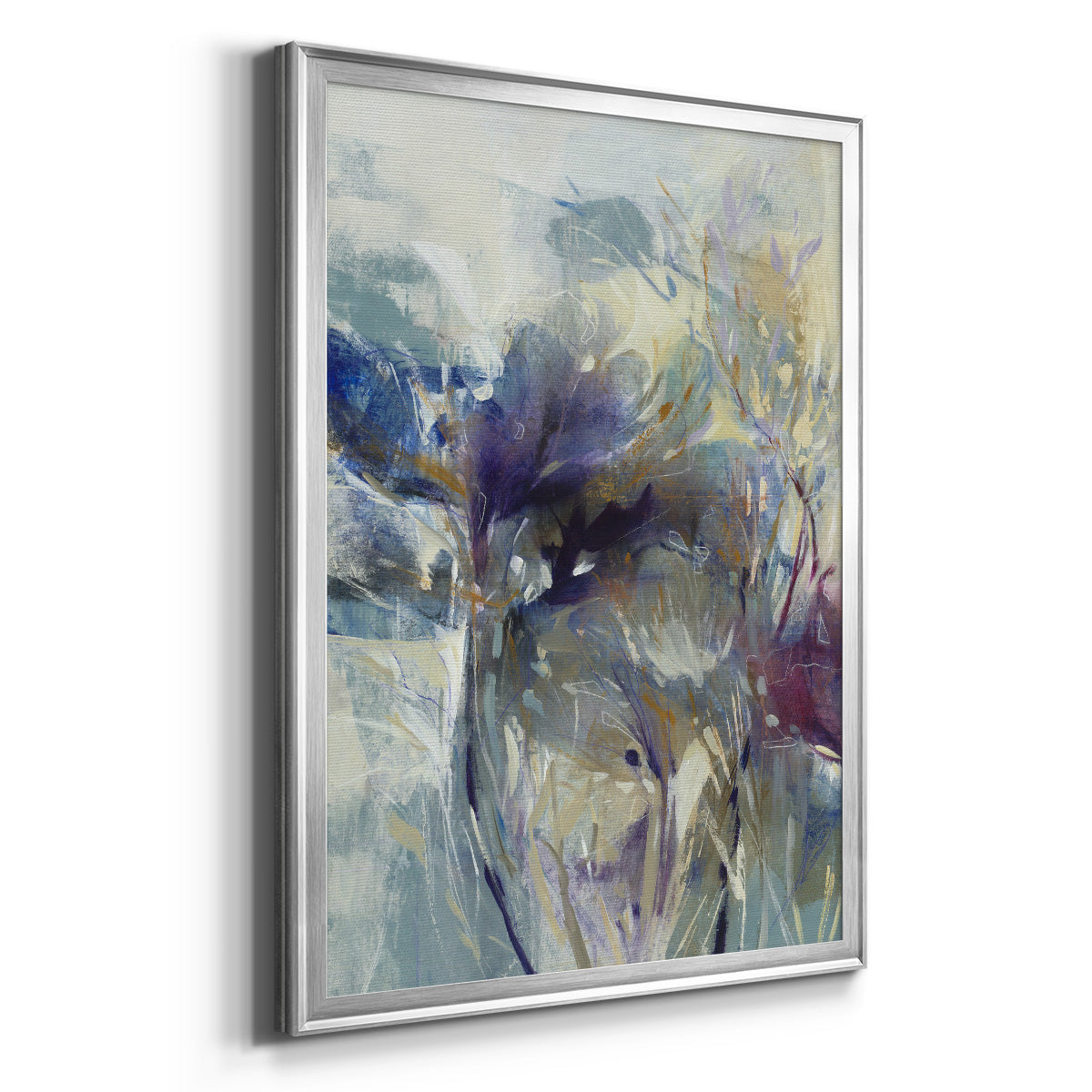 Meadow Saffron I - Modern Framed Canvas Print