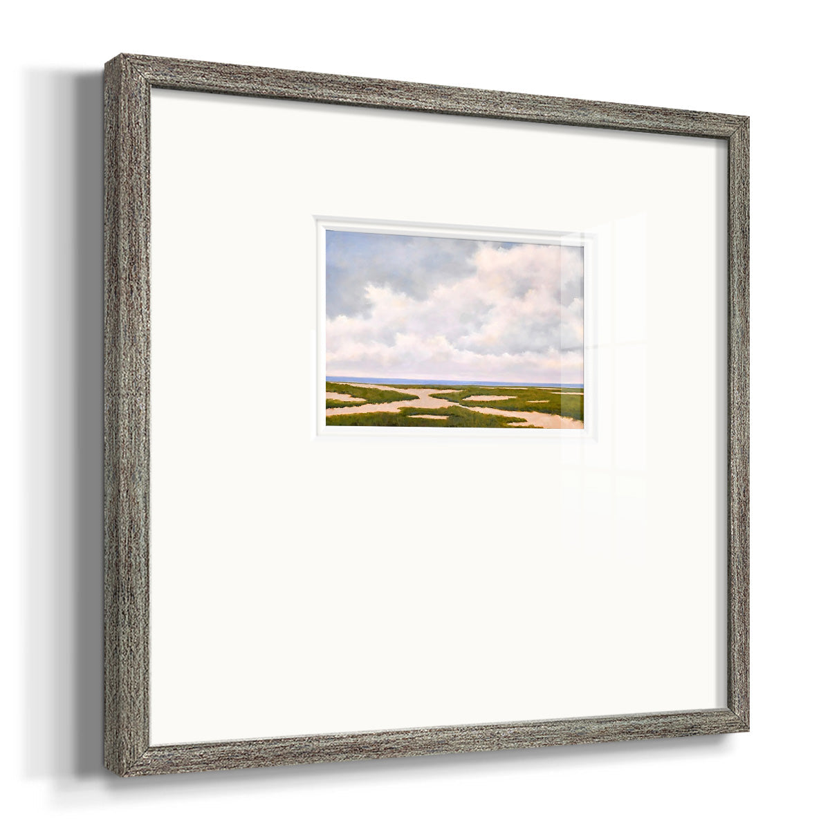 Beach Dunes Premium Framed Print Double Matboard