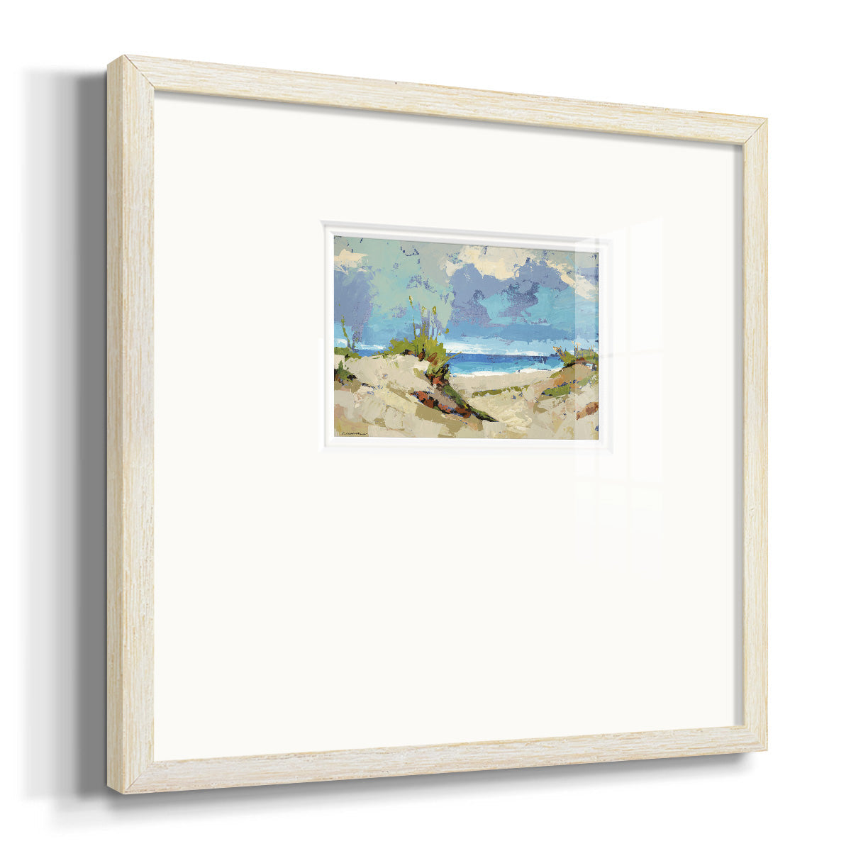 Dunes II Premium Framed Print Double Matboard