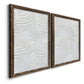 Sandstone Grooves I - Premium Framed Canvas 2 Piece Set - Ready to Hang