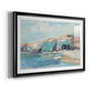 Turquoise Cliff Wall II Premium Framed Print - Ready to Hang