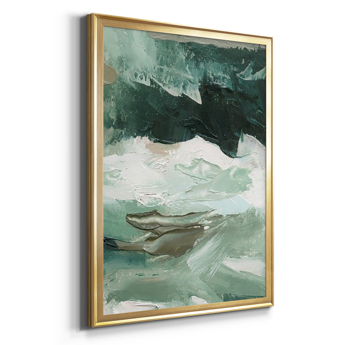 Crashing I - Modern Framed Canvas Print