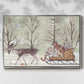 Christmas Time II - Framed Gallery Wrapped Canvas in Floating Frame