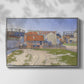 Gasometers at Clichy, 1886 - Floater Framed Canvas Print