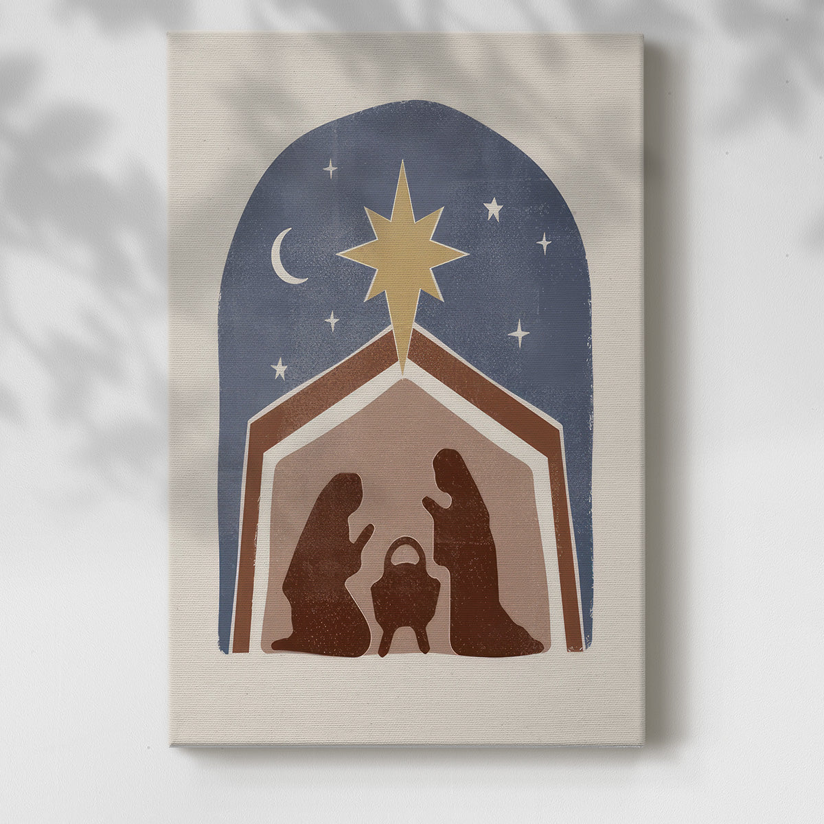 Boho Nativity I - Gallery Wrapped Canvas