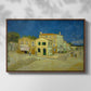 The Yellow House (The Street), 1888 - Floater Framed Canvas Print