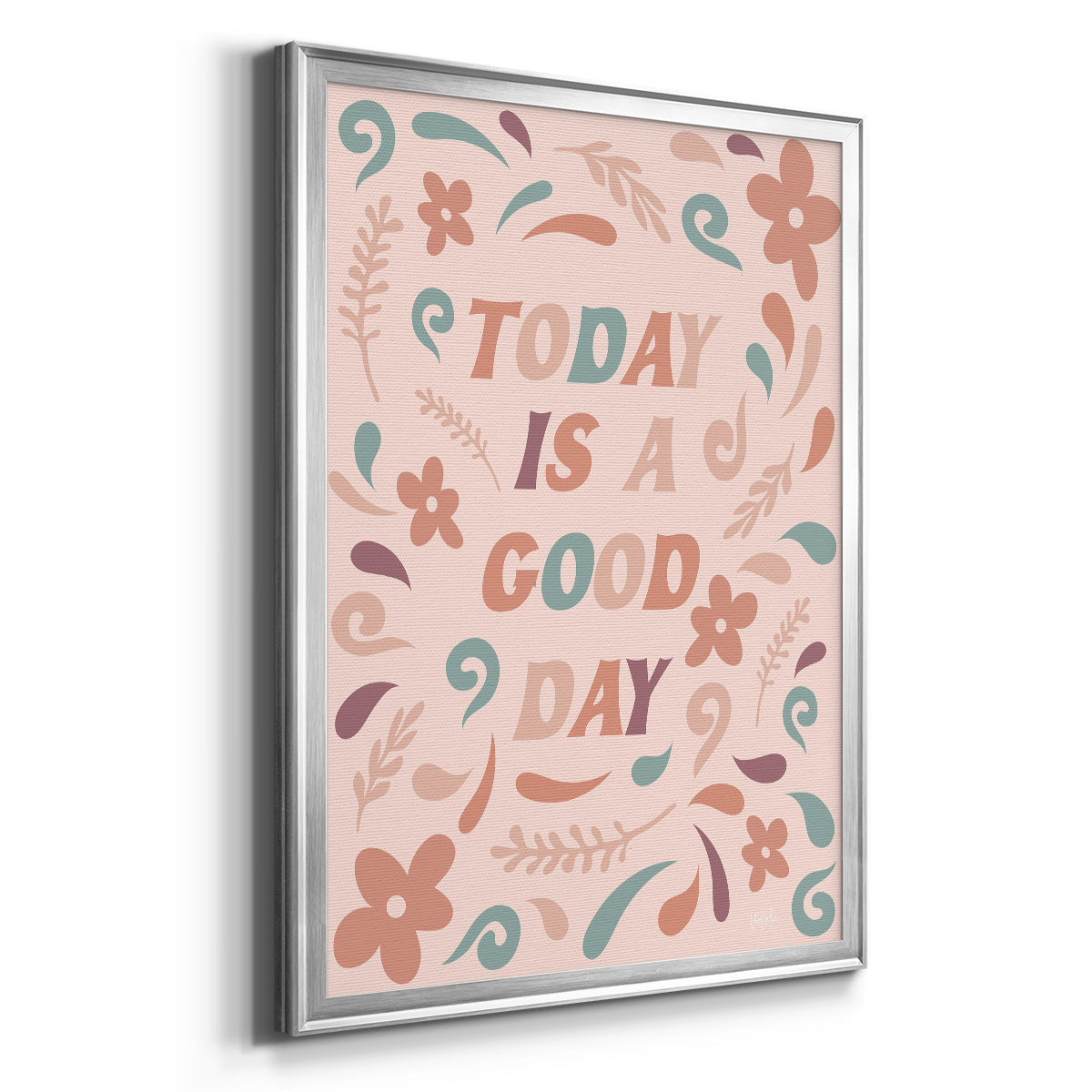 Today is a Good Day - Modern Framed Canvas Print