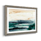 Sea Foam Flow II - Barnwood Framed Art Print
