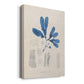 Blue Marine Algae VII - Canvas Art Print