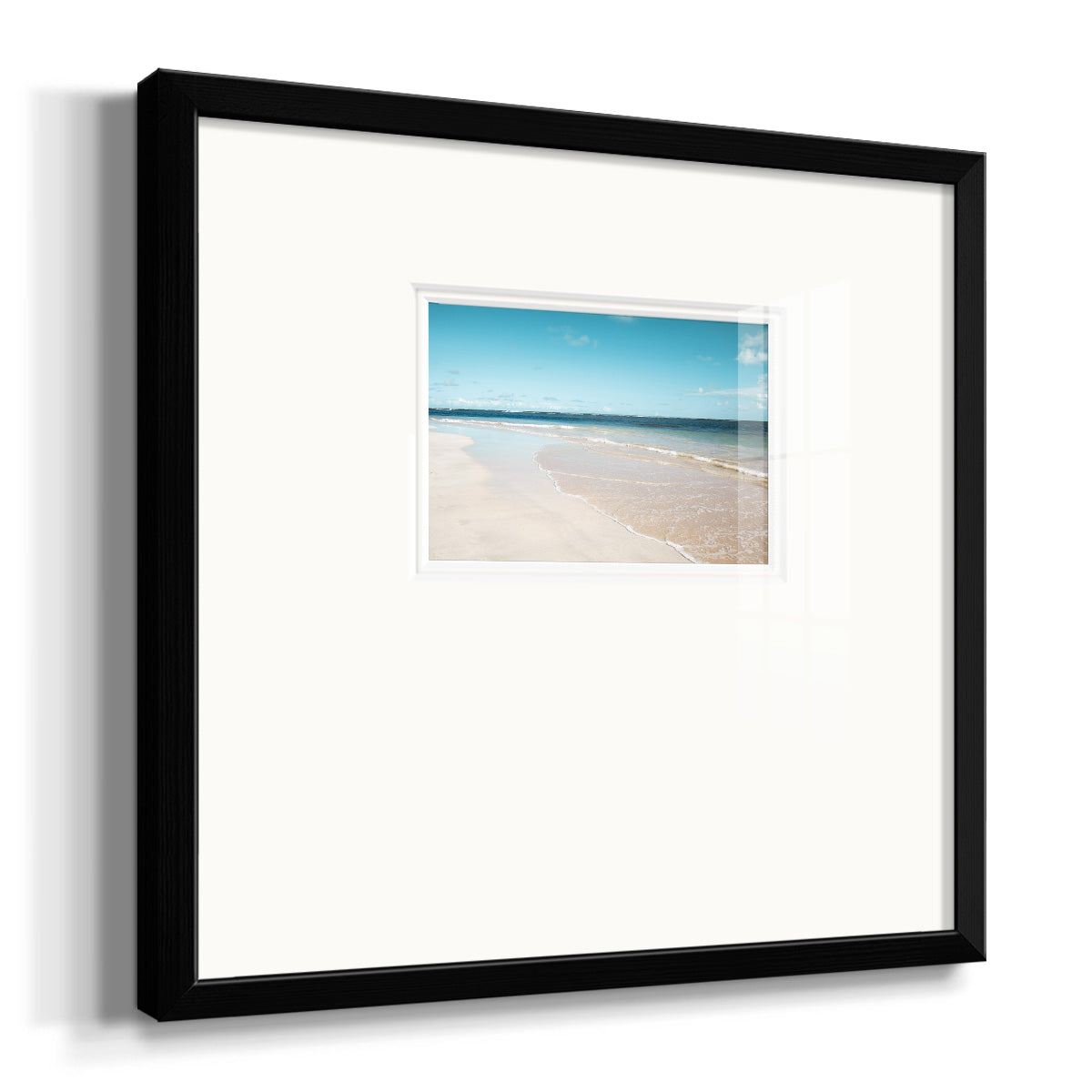 Sugar Sand Beach Premium Framed Print Double Matboard