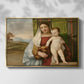 The Gypsy Madonna (La Zingarella), c. 1510-1511 - Floater Framed Canvas Print