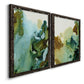 Water and Earth I - Premium Framed Canvas 2 Piece Set - Ready to Hang