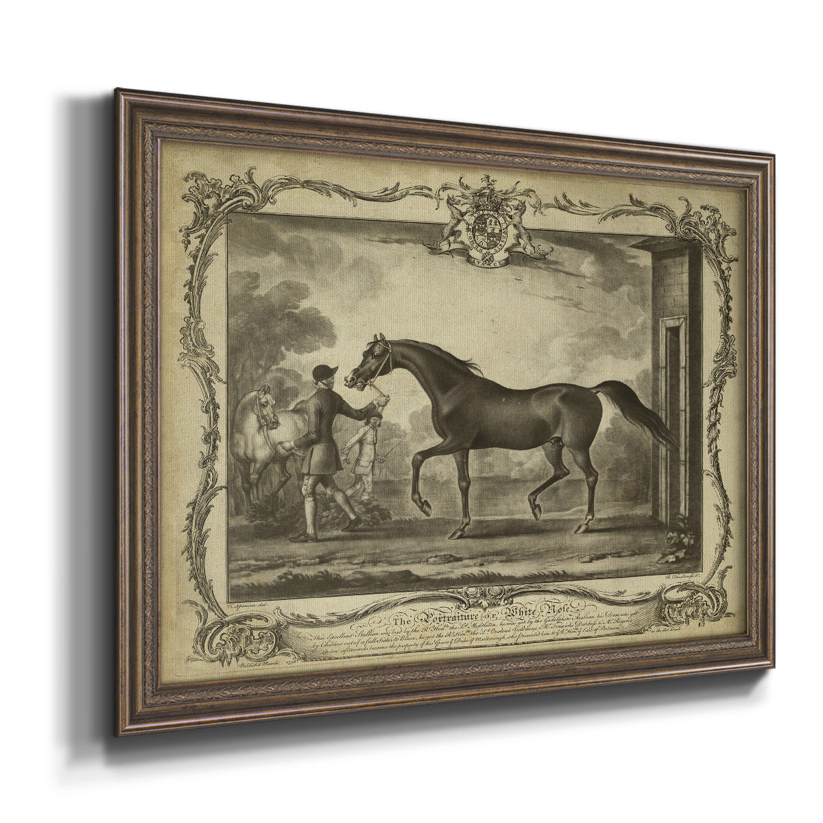 Distinguished Horses IV Premium Framed Canvas- Ready to Hang