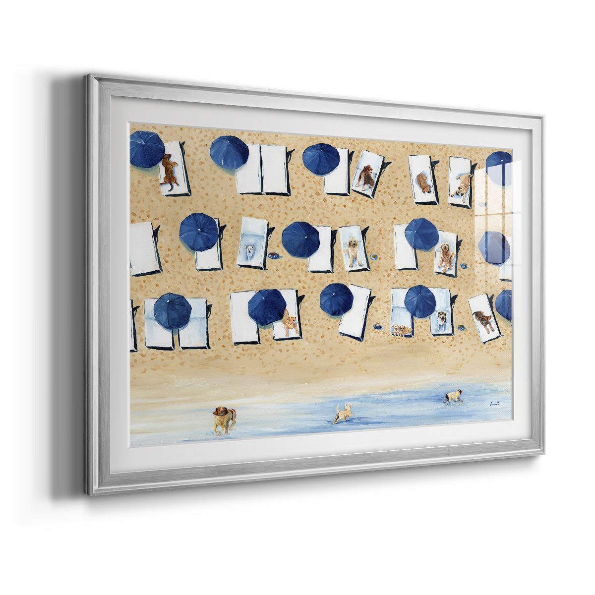 Dogs Allowed Premium Framed Print - Ready to Hang