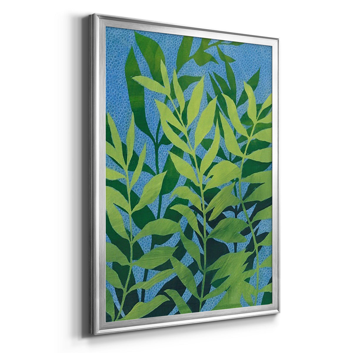 Ocean Vines II - Modern Framed Canvas Print