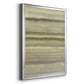 Lines in Neutral II - Modern Framed Canvas Print