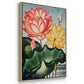 Temple of Flora IV - Framed Premium Gallery Wrapped Canvas L Frame 3 Piece Set - Ready to Hang