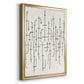 Vertical Arrangement II - Modern Framed Canvas Print