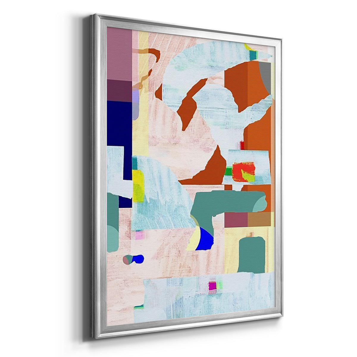 Lucca in Color II - Modern Framed Canvas Print