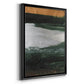 Embellished Coastal Plain II - Modern Framed Canvas Print