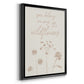 Wildflowers - Modern Framed Canvas Print