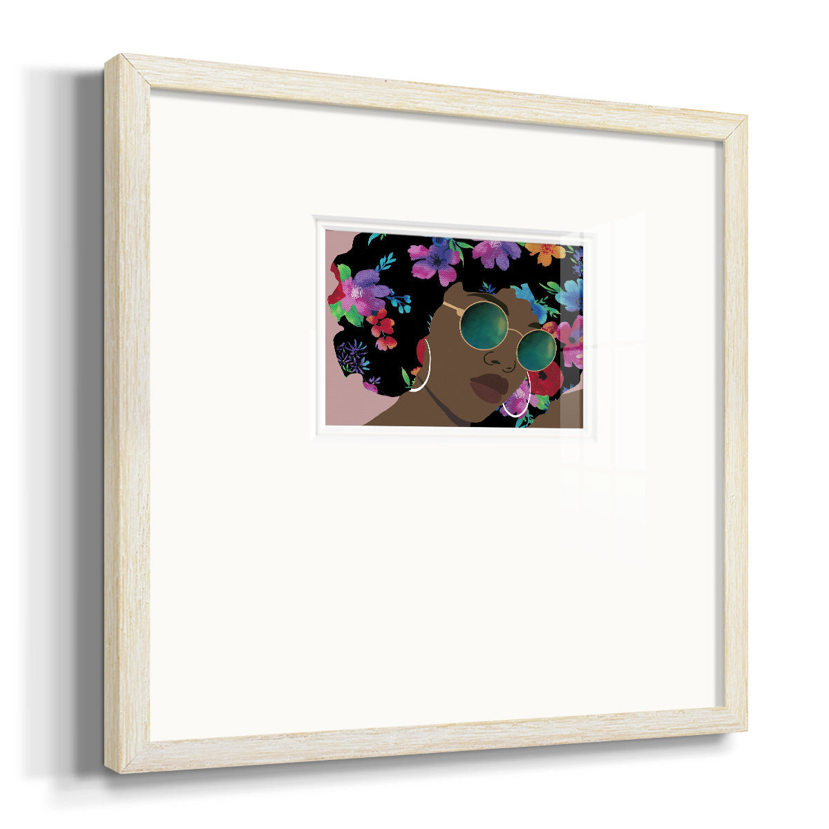 Butterfly Diva II Premium Framed Print Double Matboard