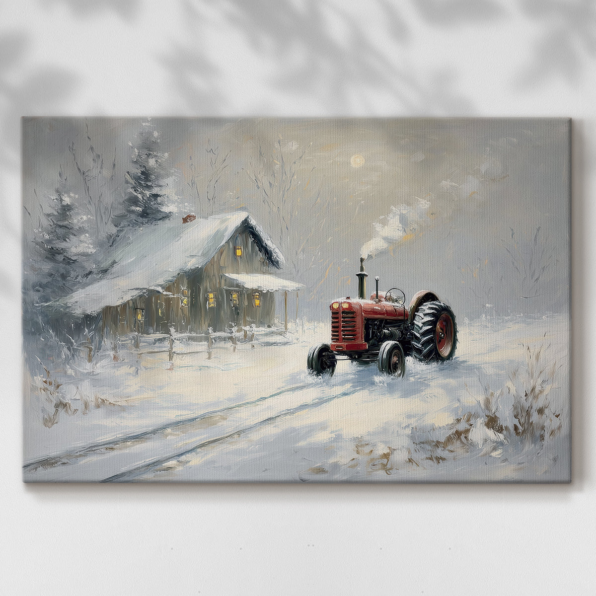 Snowwhite Skies Blessing - Canvas Art Print