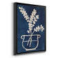 Vessel on Indigo II - Modern Framed Canvas Print